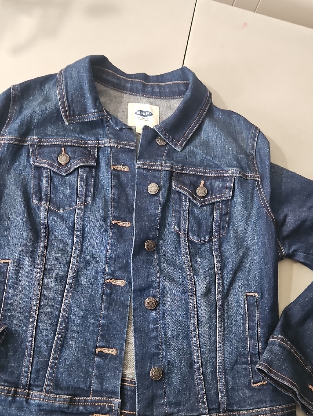 Old Navy Dark Blue Denim Jacket
